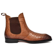 Feetique Men's Genuine Crust Leather Boot, Casual Pointed Boots For Men - Feetique Footwea